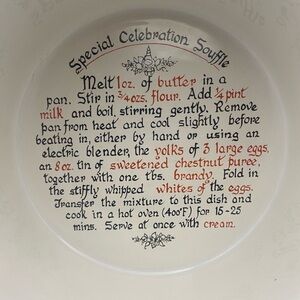 Vintage Church Gresley Epicure Soufflé Dish